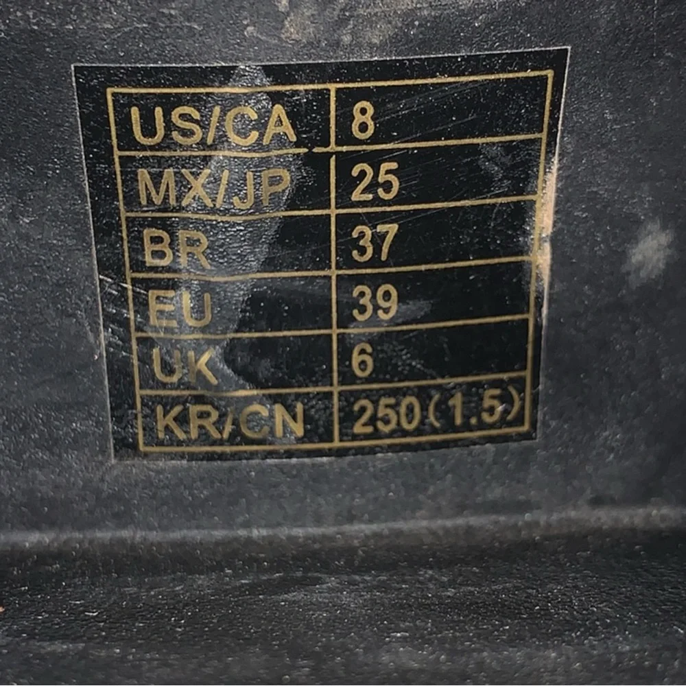 Forever 21 Black Mesh Ankle Booties Block Heel Boots Lace Up Moto Goth Sheer - Picture 7 of 8